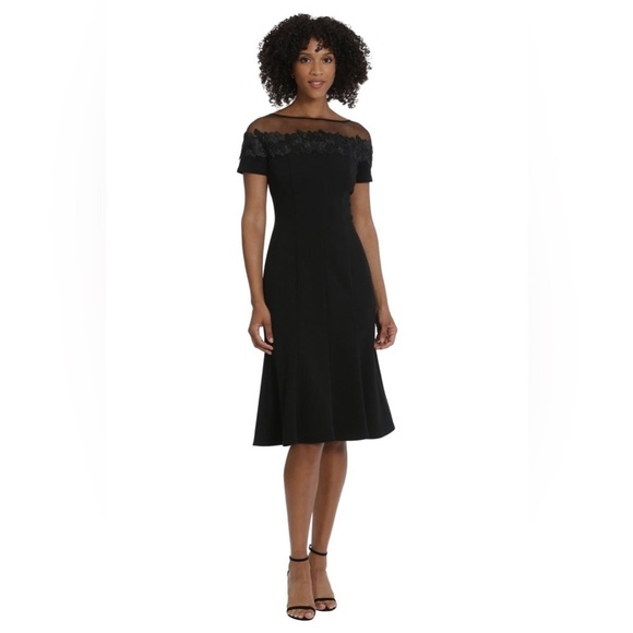 Maggy London TRACY ILLUSION Cocktail Dress SZ 2 US NWT ✨🔥🔥 - Picture 4 of 9